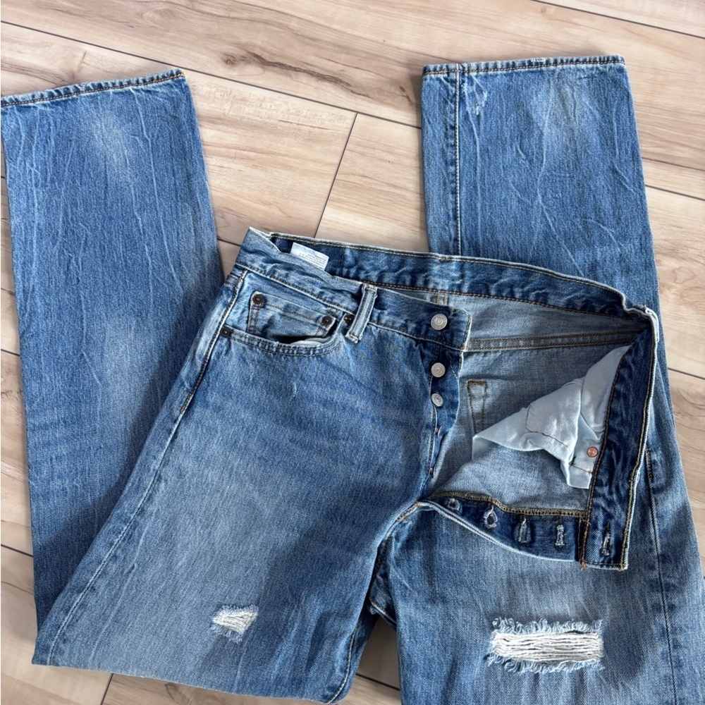 Levi's Men’s /Women's Straight Leg Jeans - Classic Blue